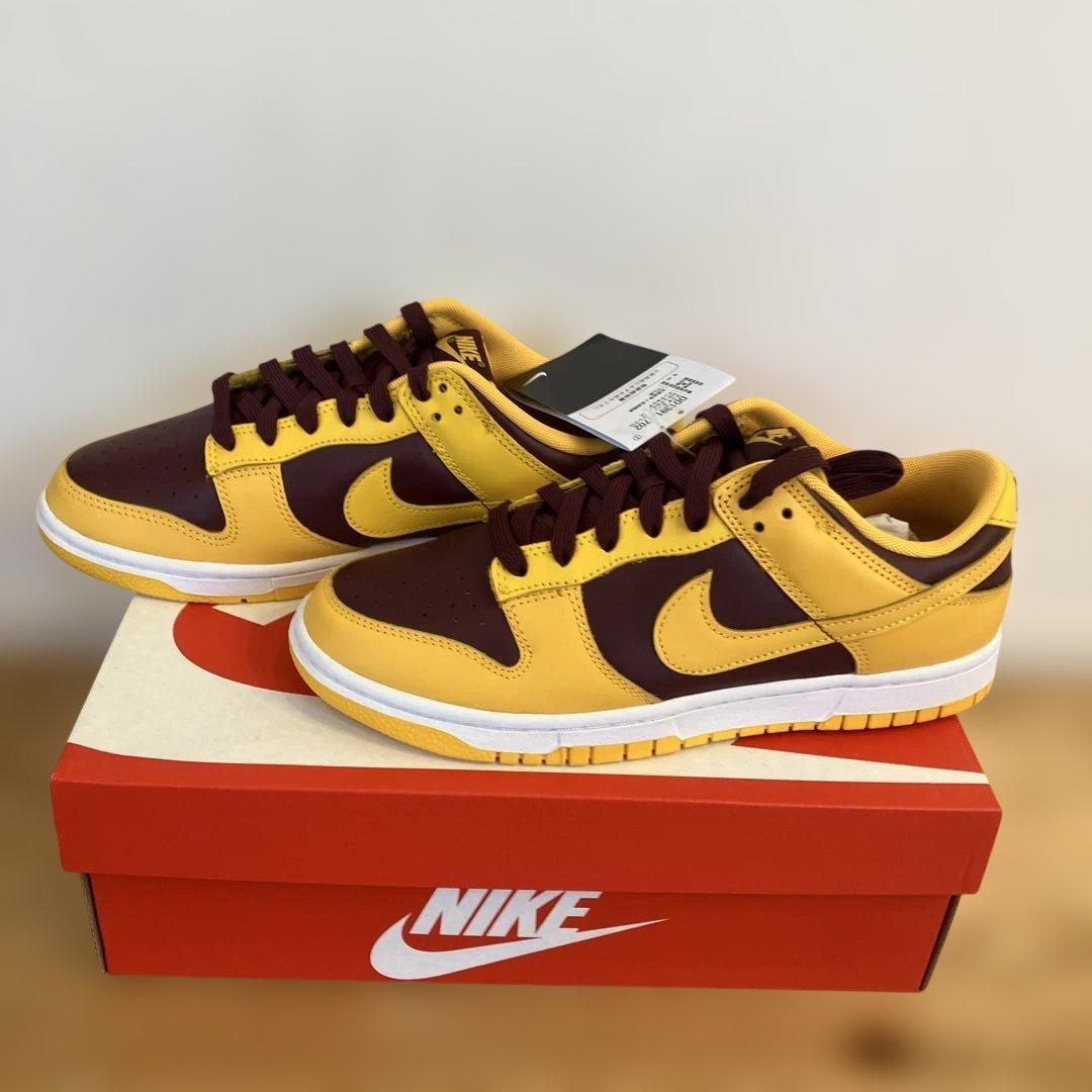 【新品】NIKE DUNK LOW RETRO university gold