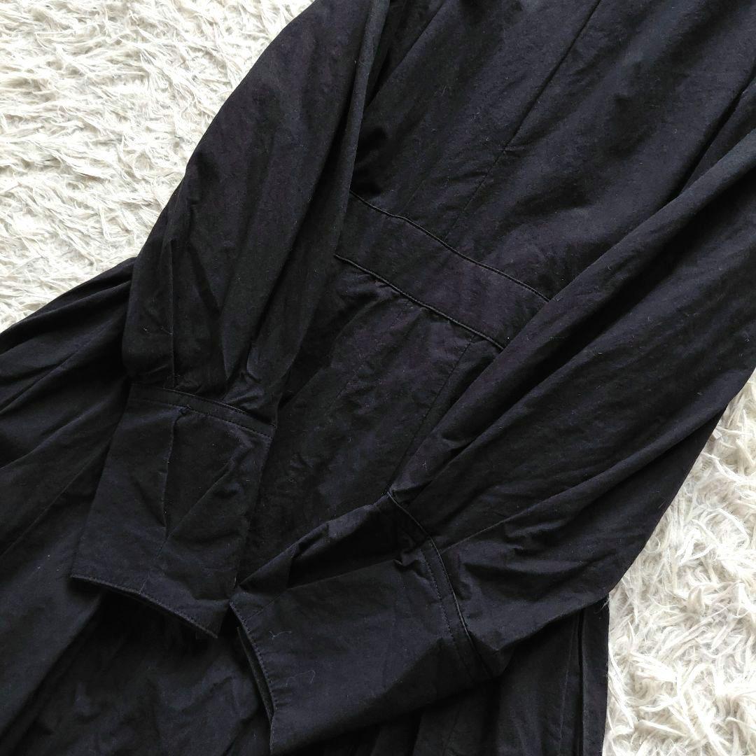 foufou THE DRESS 金ボタン Aライン プリーツ シャツワンピース
