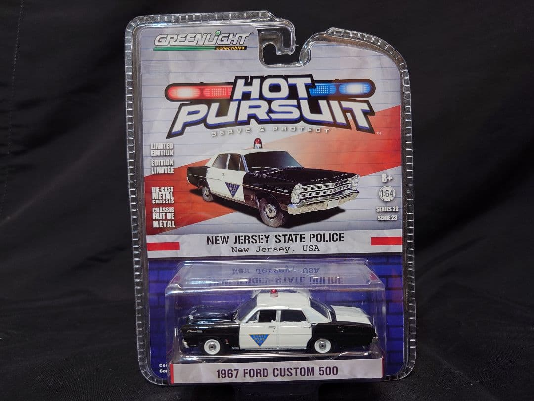 GREENLIGHTHOT PURSUIT アメリカパトカーミニカー4台セット