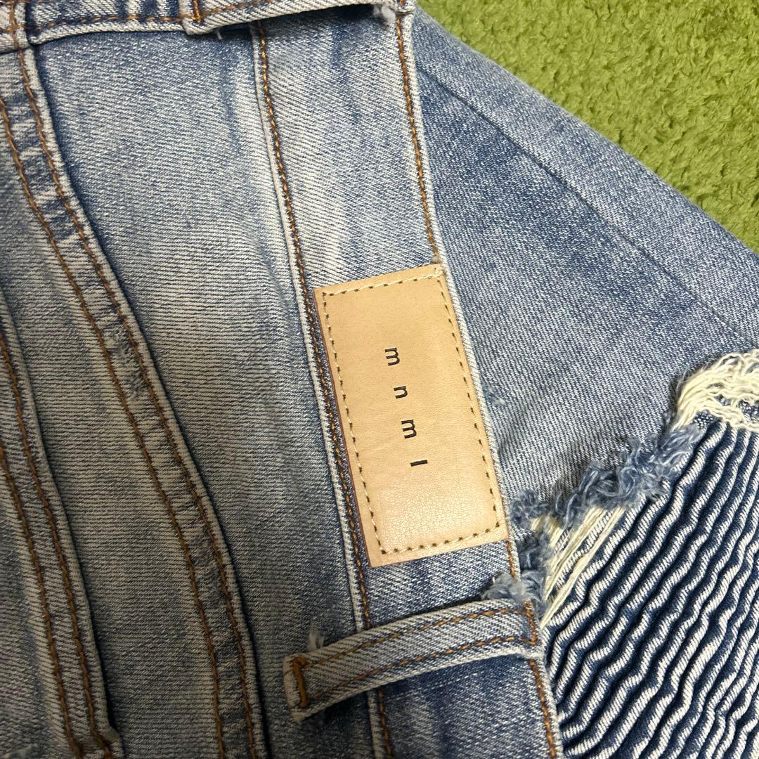 mnmlダメージ加工ジーンズ サイズ32