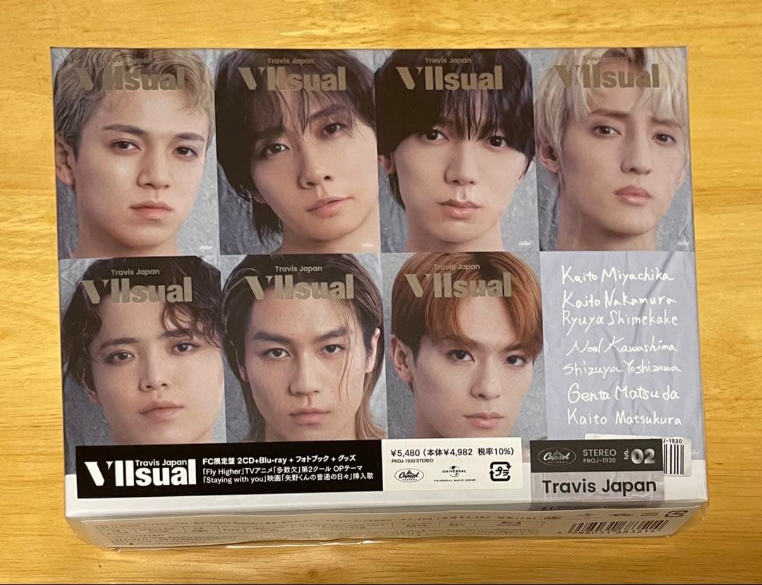 Travis Japan アルバム VIIsual FC限定盤 BluRay