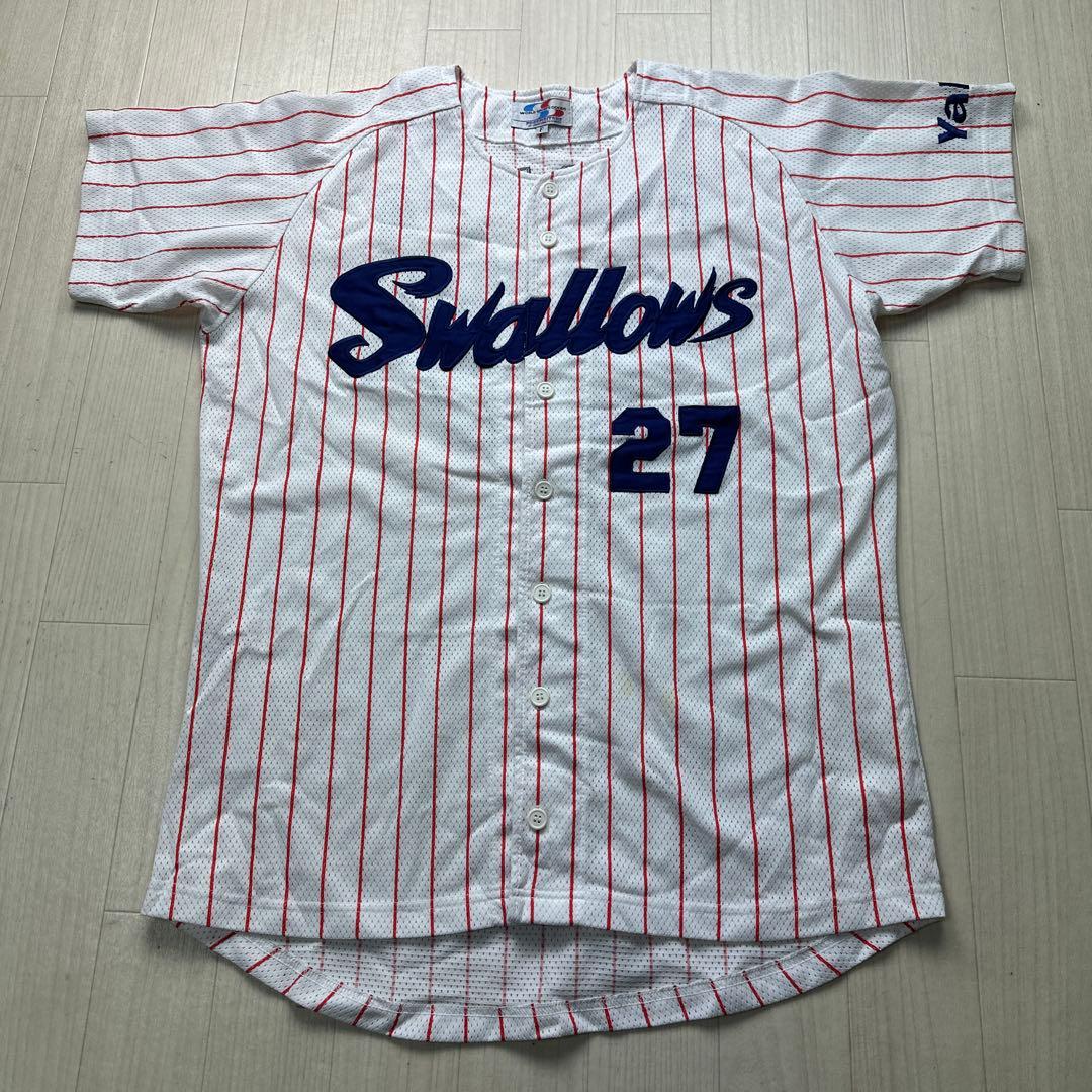 ヤクルトスワローズメッシュユニフォーム27番古田敦也