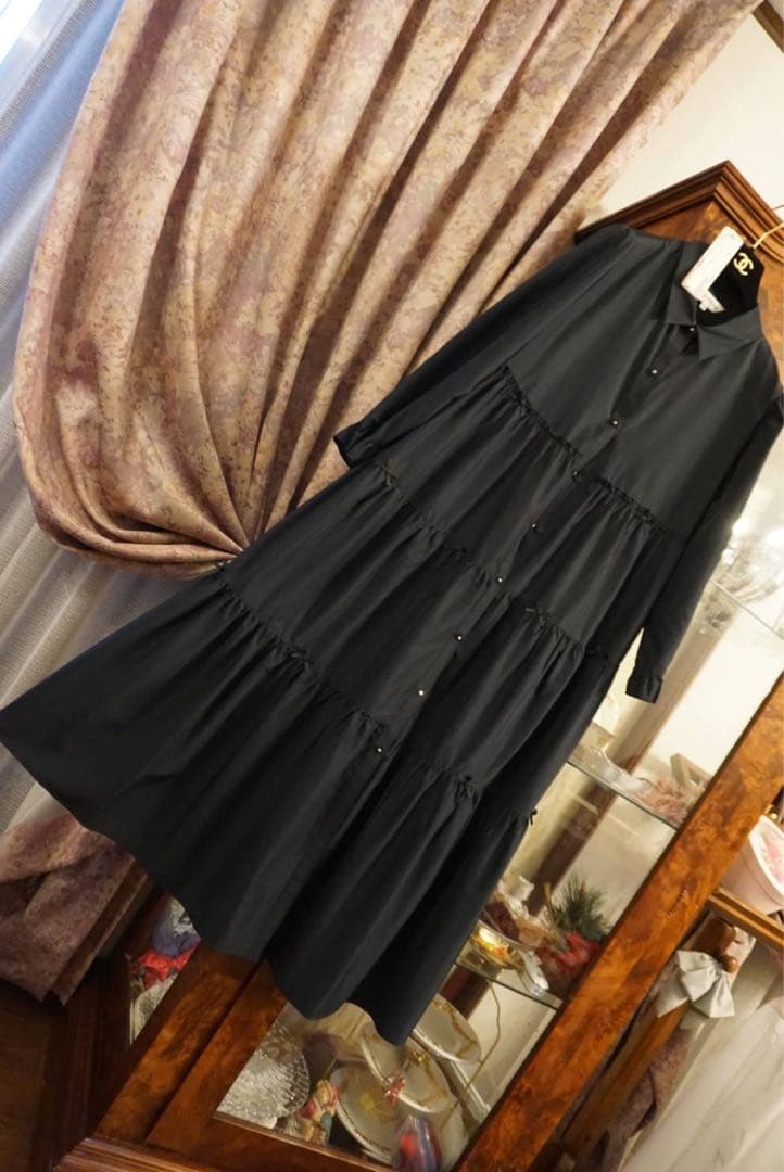 新品ロングワンピース　薄手コート2way おまけ付き