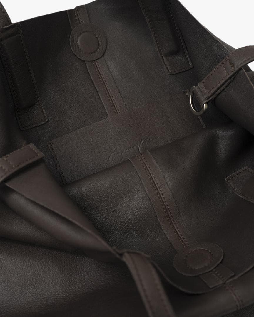 新品■Morphee 3WAY MEDIUM TOTE BAG SHORT 茶色