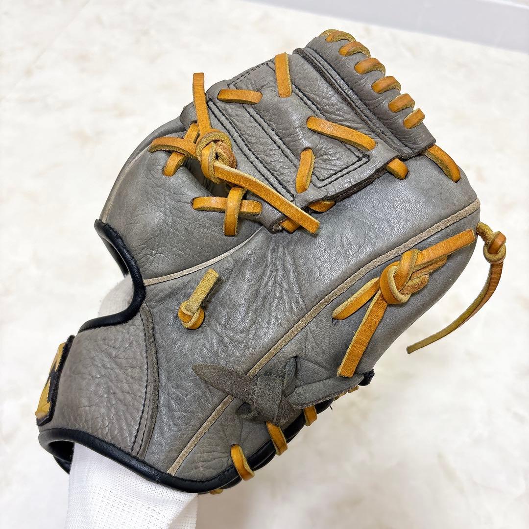 ⚾️ミツワタイガー　一般軟式　内野手グローブ 　右投げ　グレー