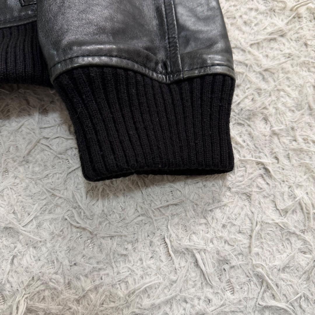 16961✨アヴィレックス XL ホースハイド ミリタリー レザージャケット