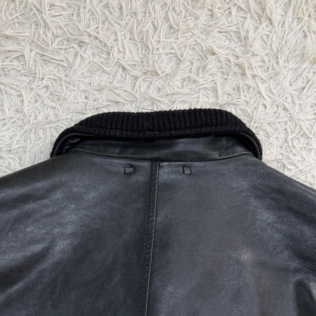 16961✨アヴィレックス XL ホースハイド ミリタリー レザージャケット