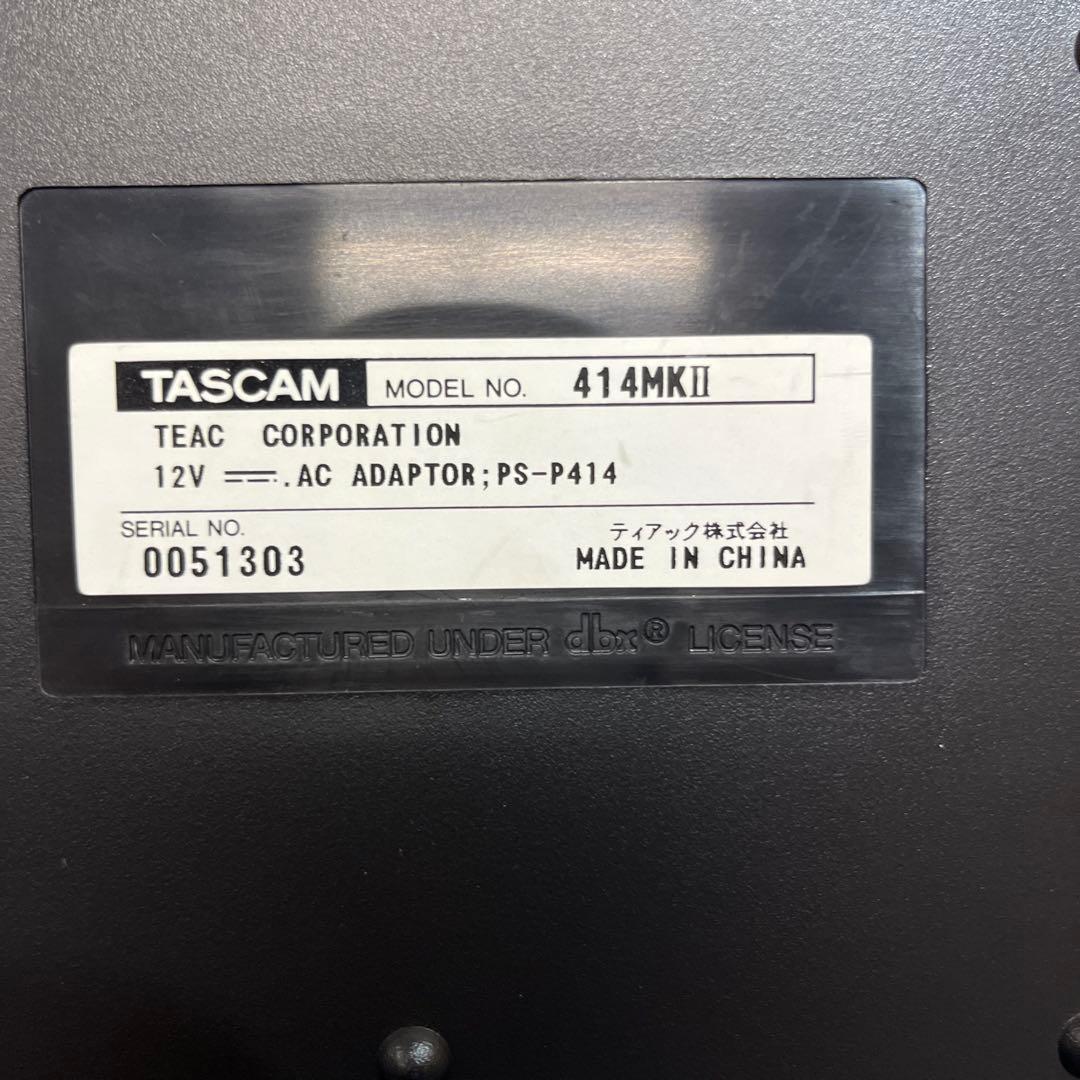 配信機器・PA機器・レコーディング機器 TASCAM PORTASTUDIO 414 MKII