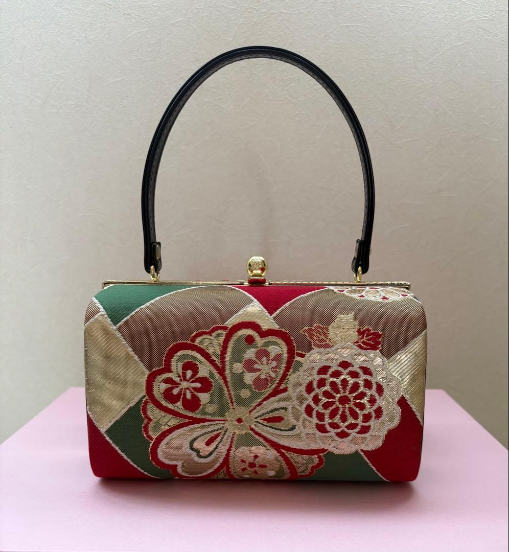︎✿花柄バッグと草履(M)セット︎‪✿ 【箱付き】 成人式