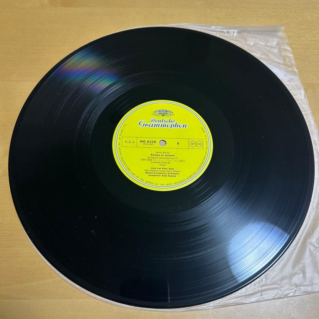 廃盤LP 小澤征爾さん直筆サイン入り　ベルリオーズ「ロメオとジュリエット」2LP