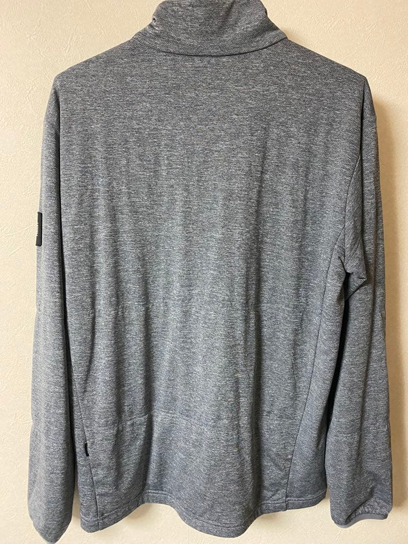MILLET ALPHA LIGHT SWEAT JACKET チャコールヘザー
