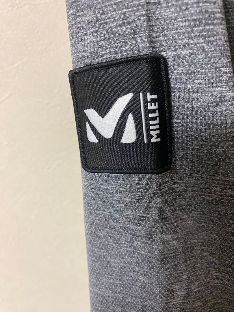 MILLET ALPHA LIGHT SWEAT JACKET チャコールヘザー