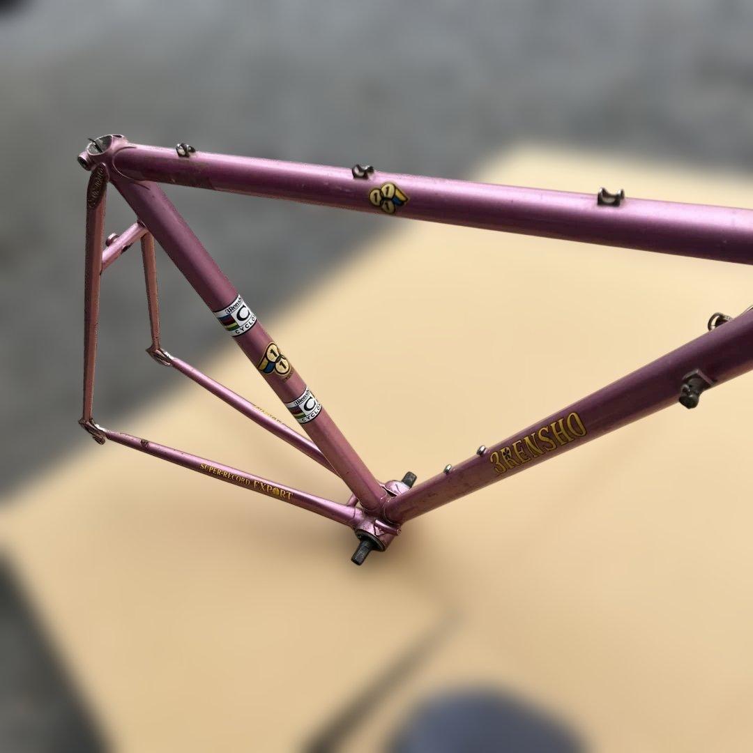 3RENSHO ロードバイクフレーム ピンク