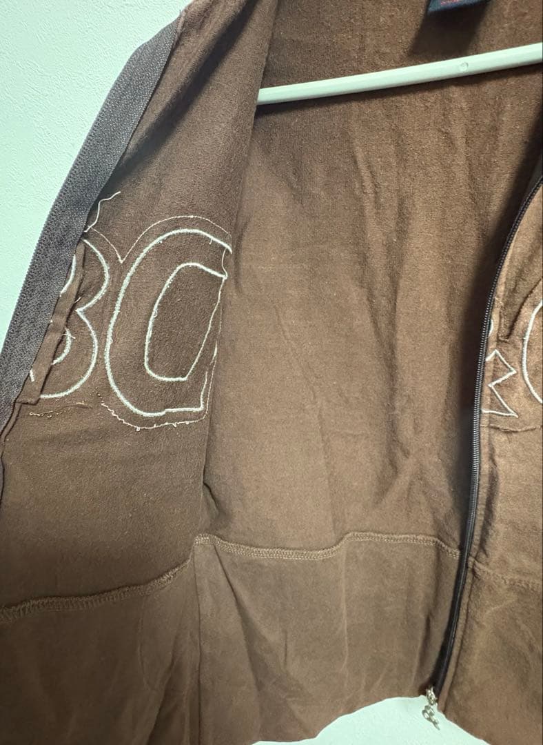 美品☆DOLCE &GABBANA 茶色パーカー