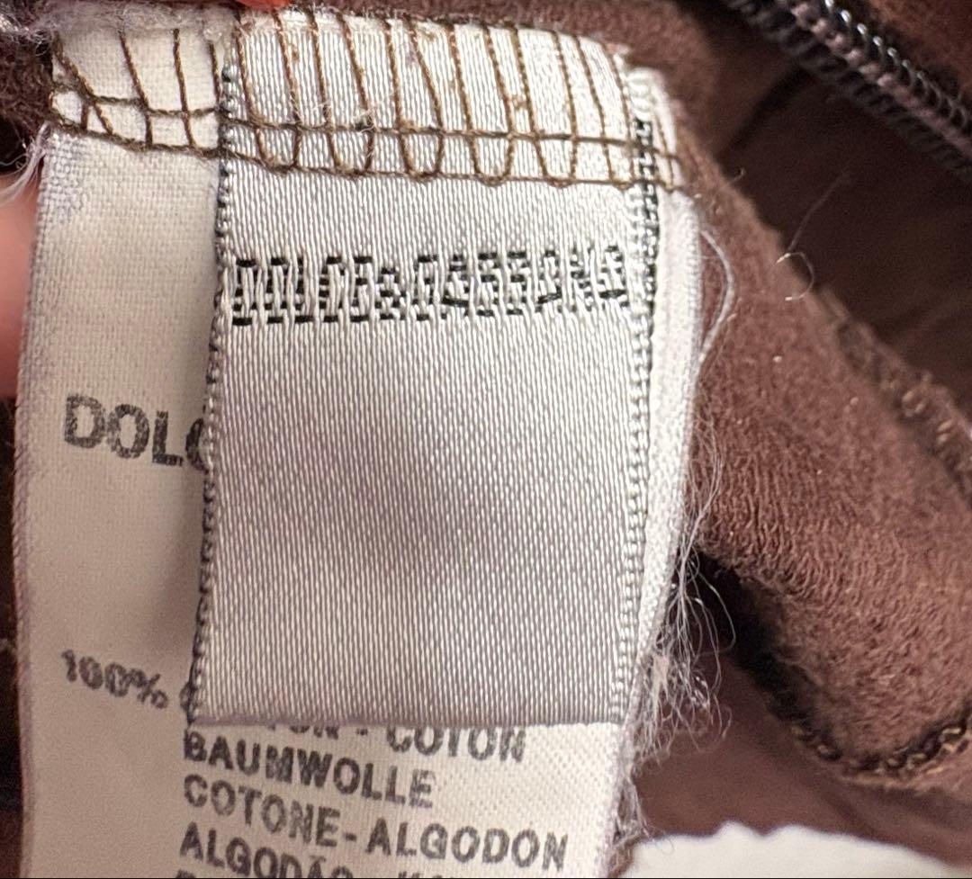 美品☆DOLCE &GABBANA 茶色パーカー