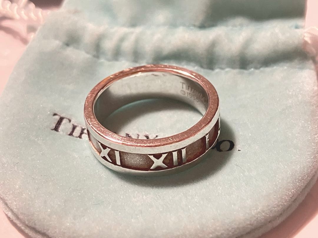 【美品】TIFFANY&Co.ティファニー アトラス リング 約12.5号925