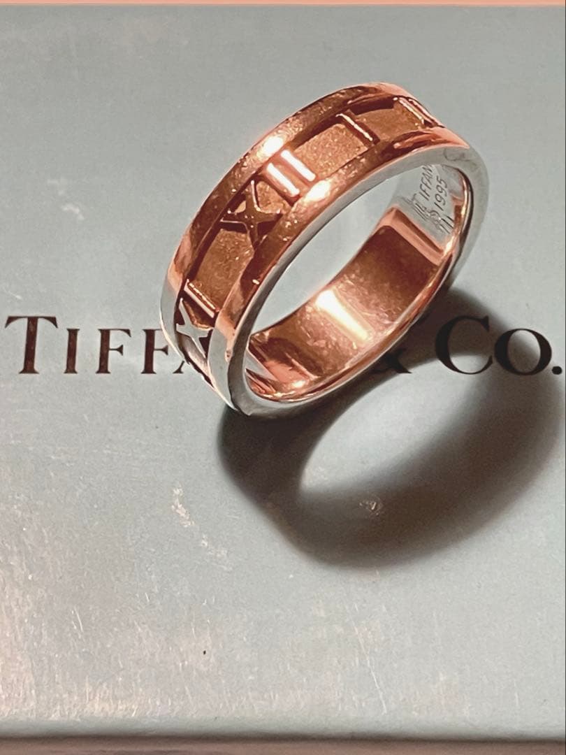 【美品】TIFFANY&Co.ティファニー アトラス リング 約12.5号925