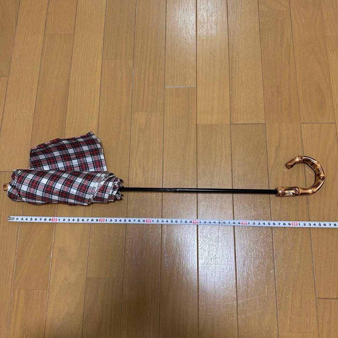 トラディショナルウェザーウェアチェック柄 折りたたみ傘 晴雨兼用