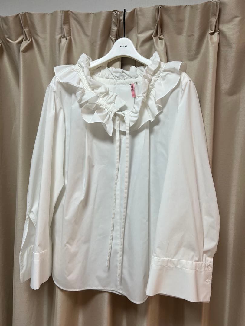 CLANE⭐︎RUFFLE NECK BLOUSE
