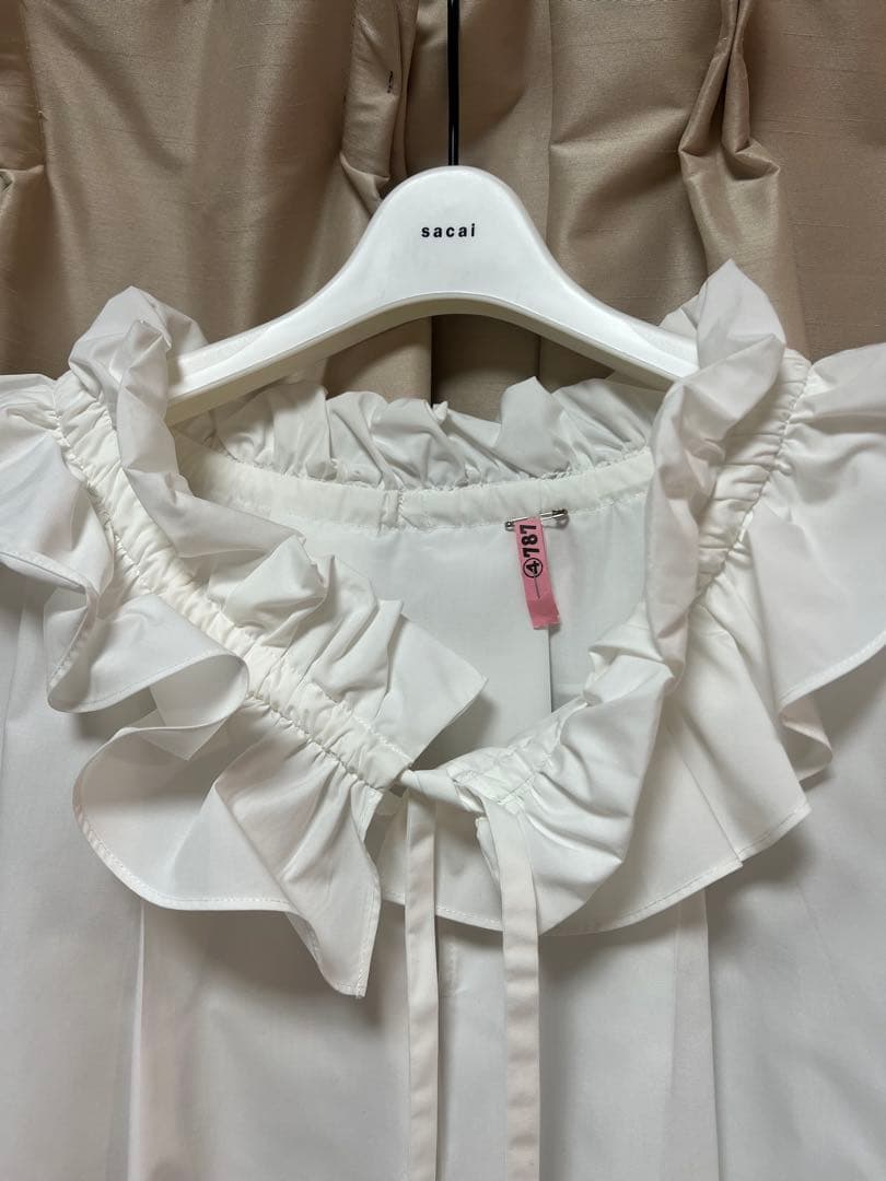 CLANE⭐︎RUFFLE NECK BLOUSE