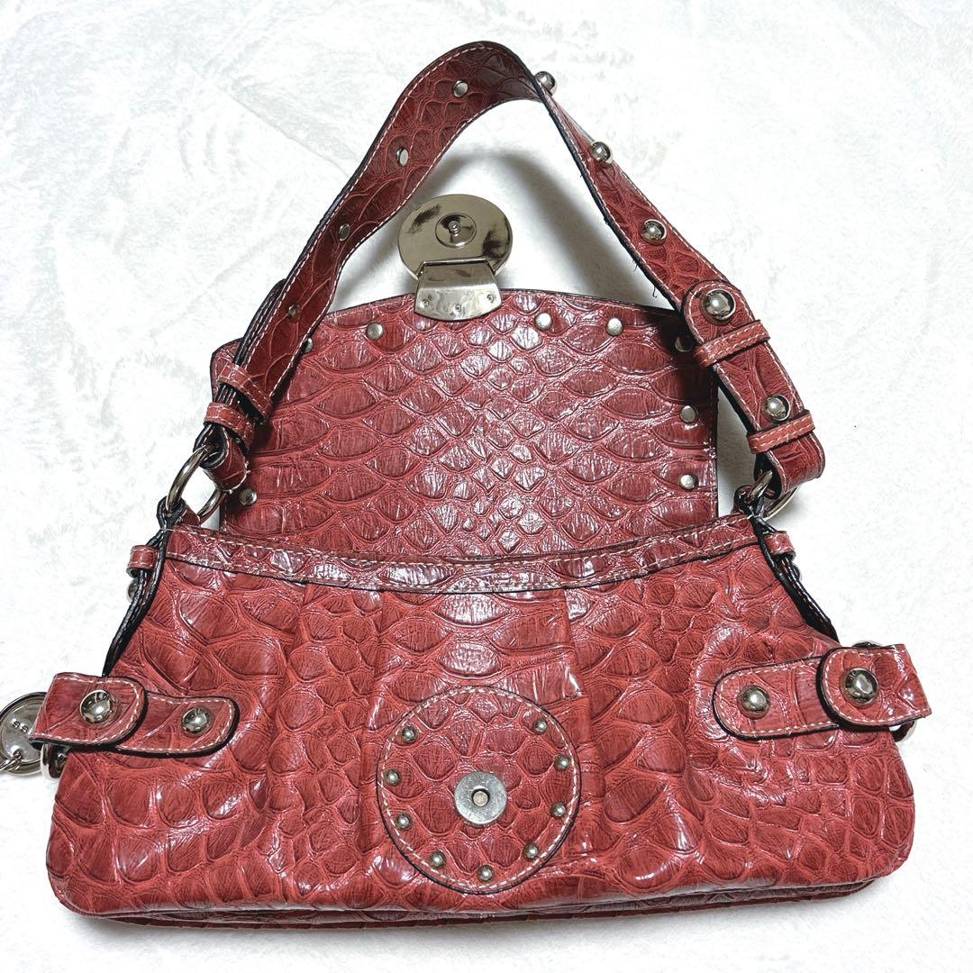 バッグ 00s GUESS croco bag archive vintage y2k