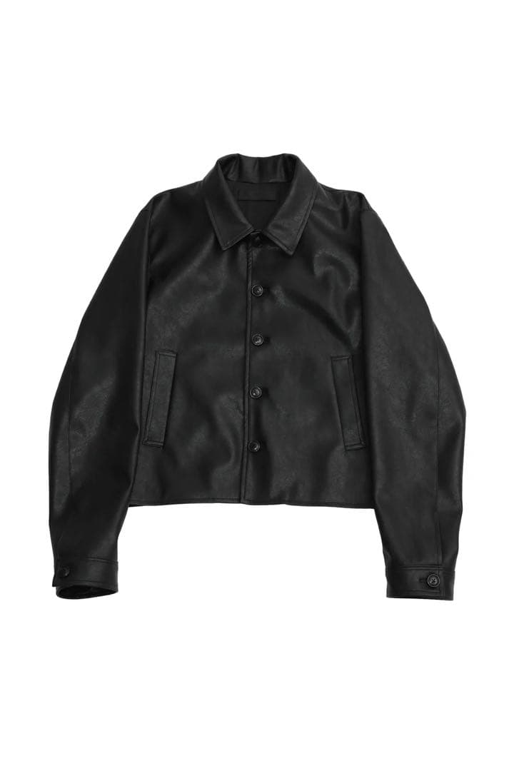 ジャケット・アウター JAREY FAUX LEATHER SHORT JACKET BB