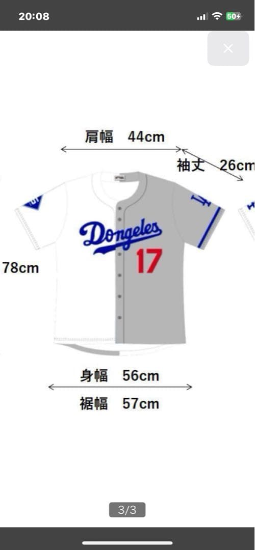 D*n様 MLBドジャース大谷翔平ミックスハーフサインプリント (非売品)Gタイ
