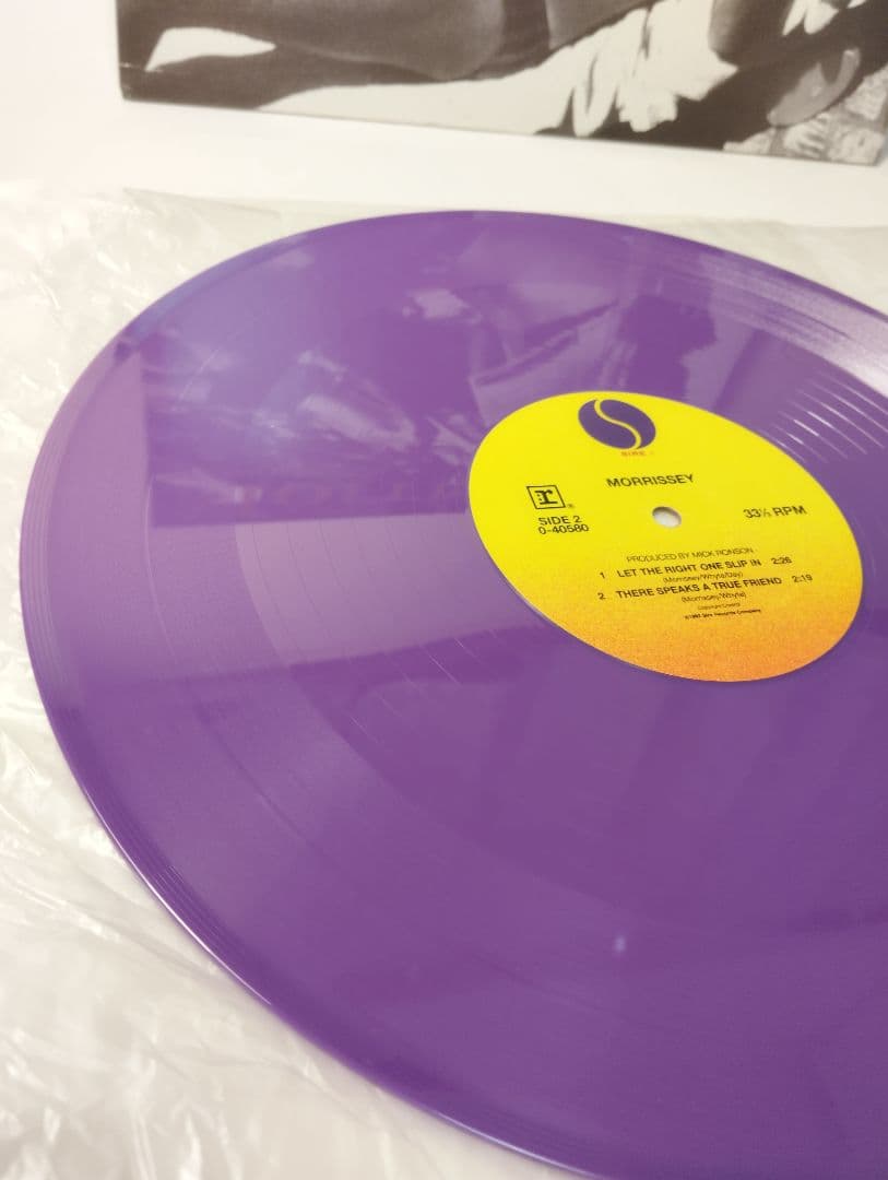 MORRISSEY TOMORROW US盤12インチ カラービニール 美品