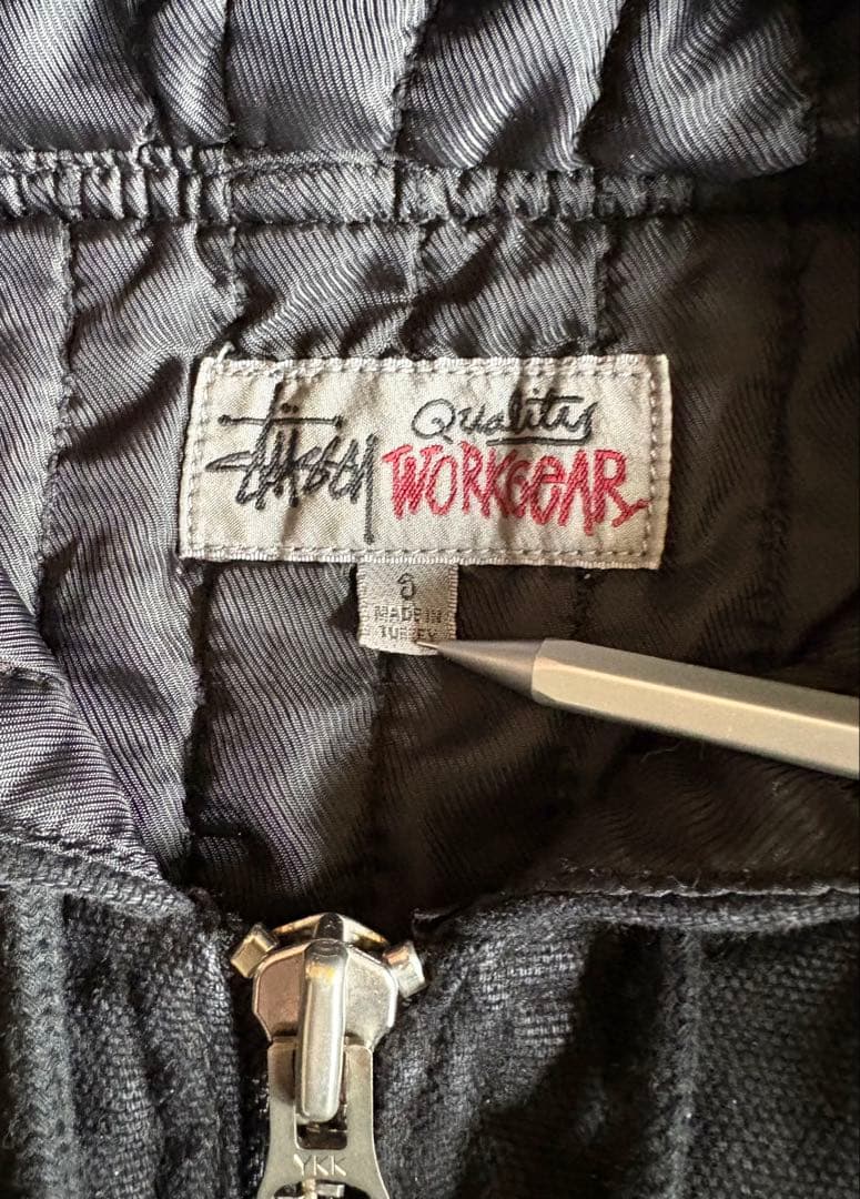 STUSSY WORK JACKET INSULATED CANVAS サイズS