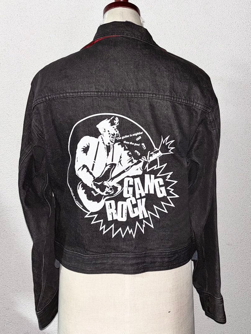 懸賞非売品 80's MODS モッズ 森山達也 デニム ライダース ジャケット