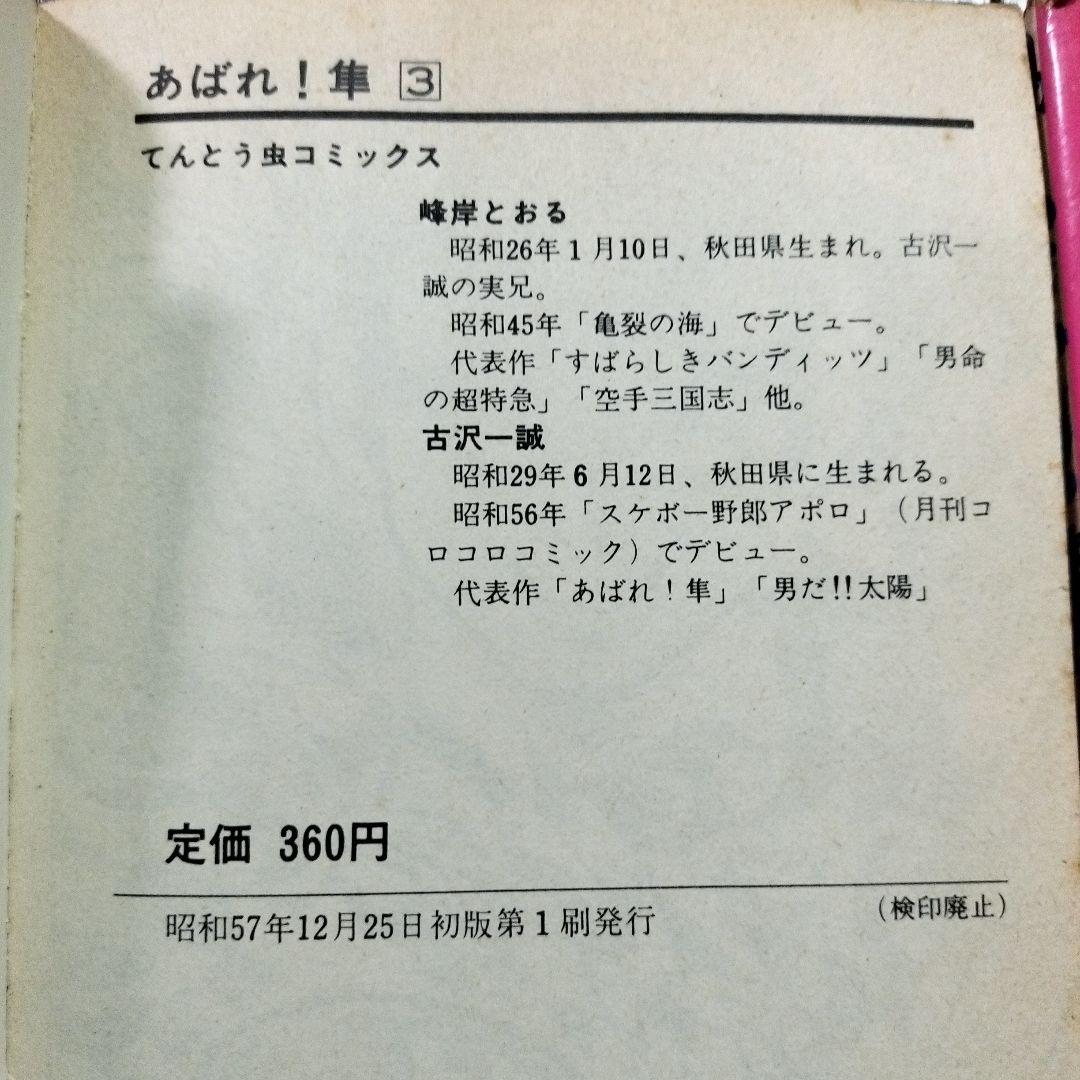 あばれ！隼 全10巻セット（全巻初版）