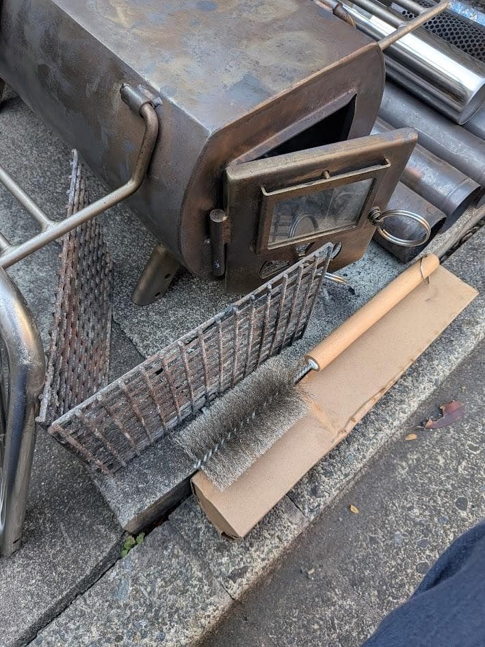 G-Stove Heat view XL（＋延長脚＋スパークアレスター＋ダンパ）