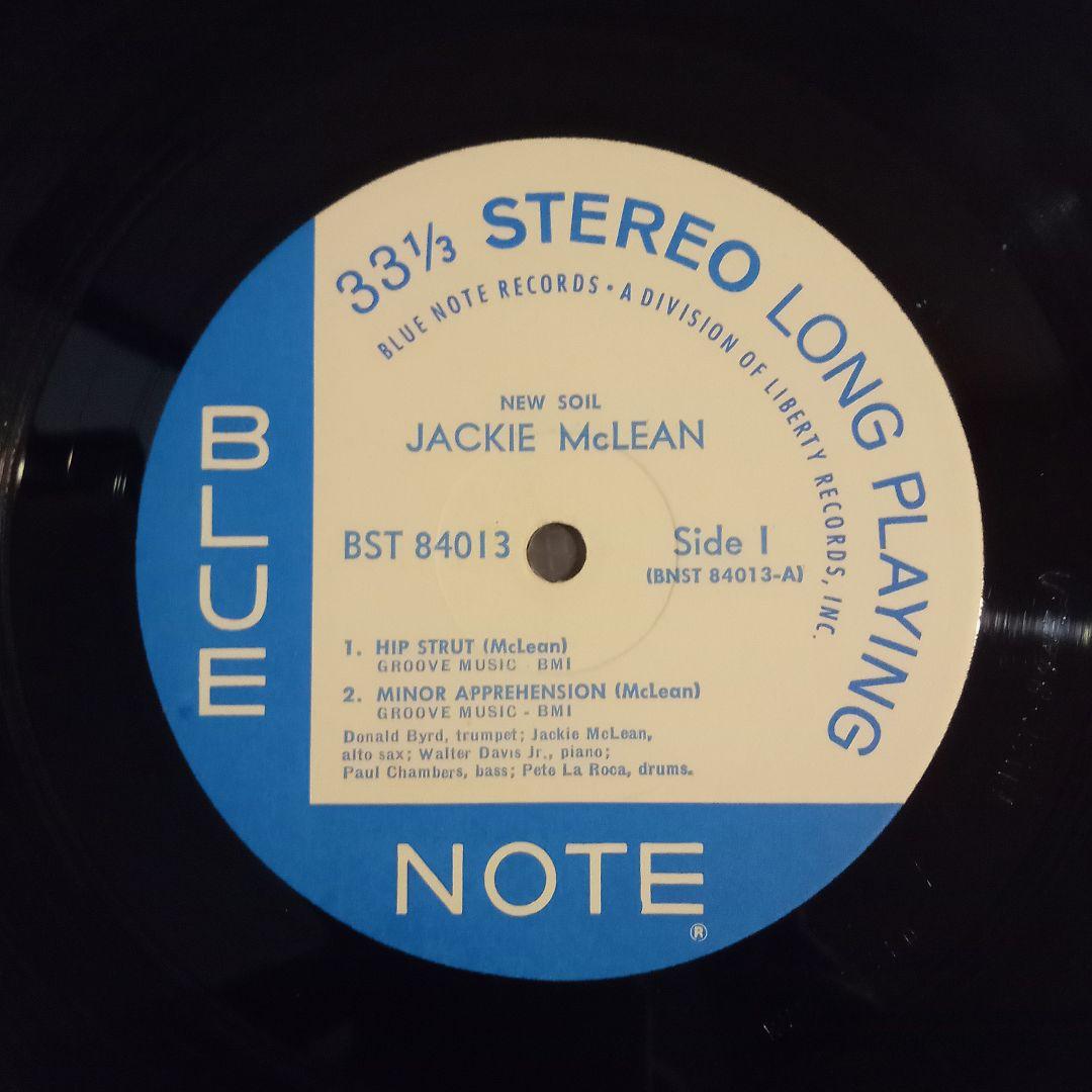 ジャッキー・マクリーン　ニュー・ソイル　US盤　RVG　リバティ　レコード