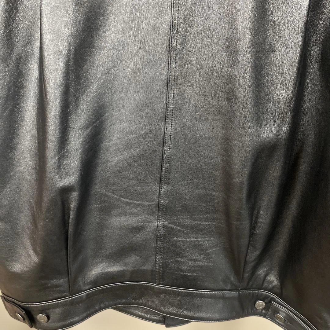 Levi’s PREMIUM BLACK トラッカーレザージャケット　サイズL