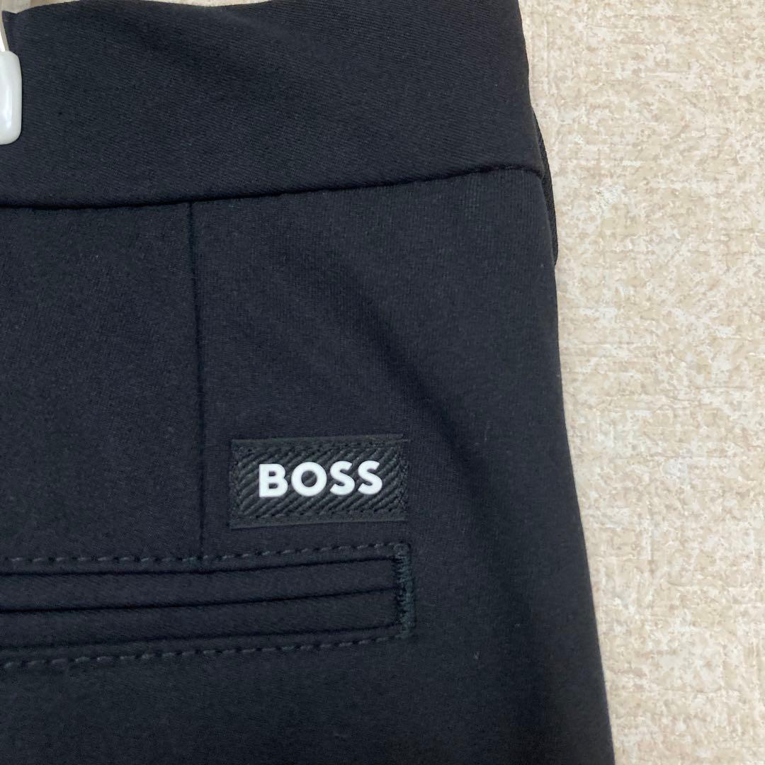 【美品】 BOSSストラクチャード ストレッチコットン スリムフィットチノ