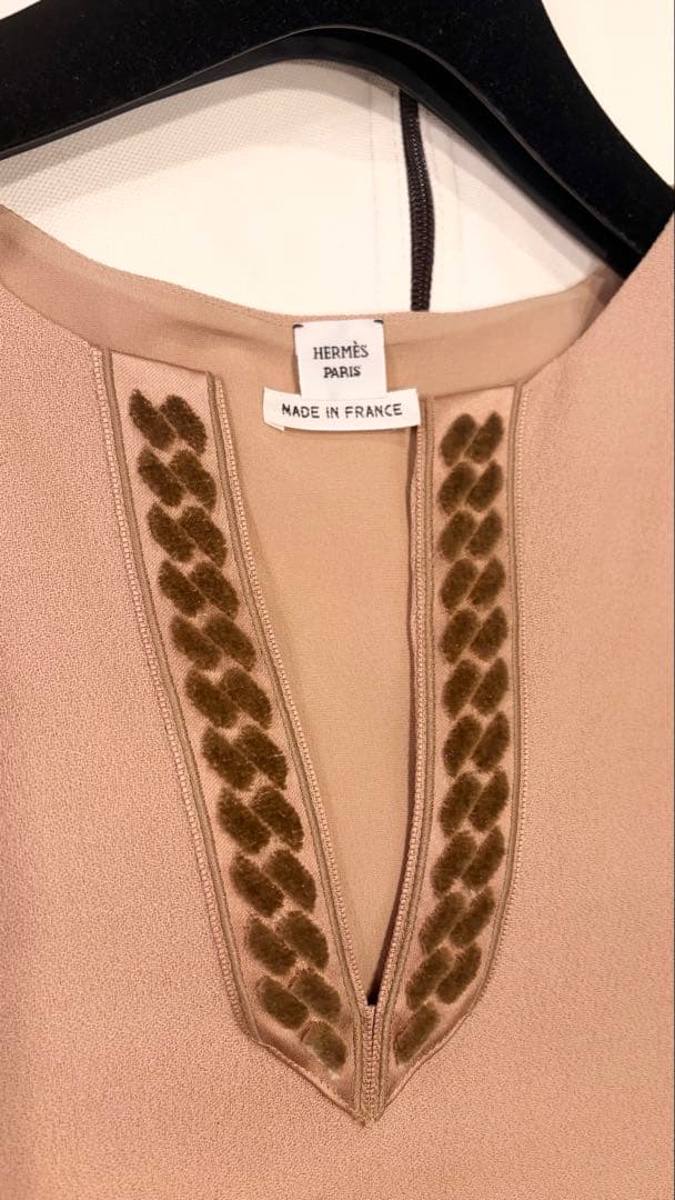 【極美品】HERMES エルメス ワンピース フランス製