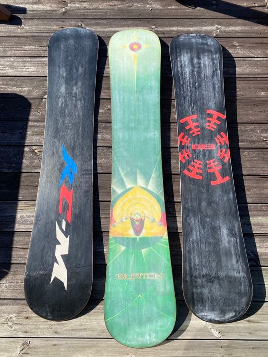 Burton & RCM  board スノボー板 3枚 セット
