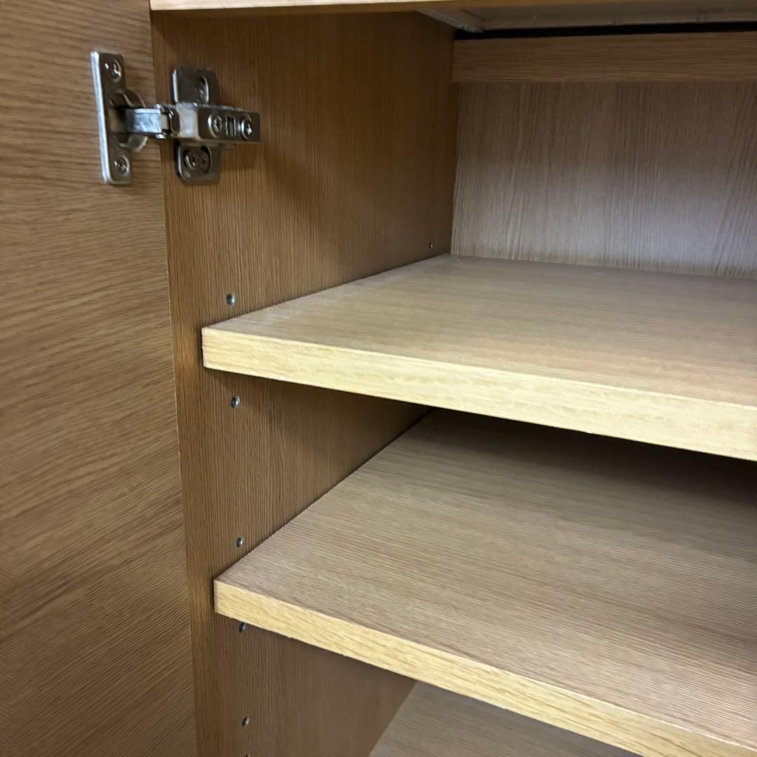 【送料込】無印良品　MUJI 木製キャビネット ナチュラル オーク材　タンス