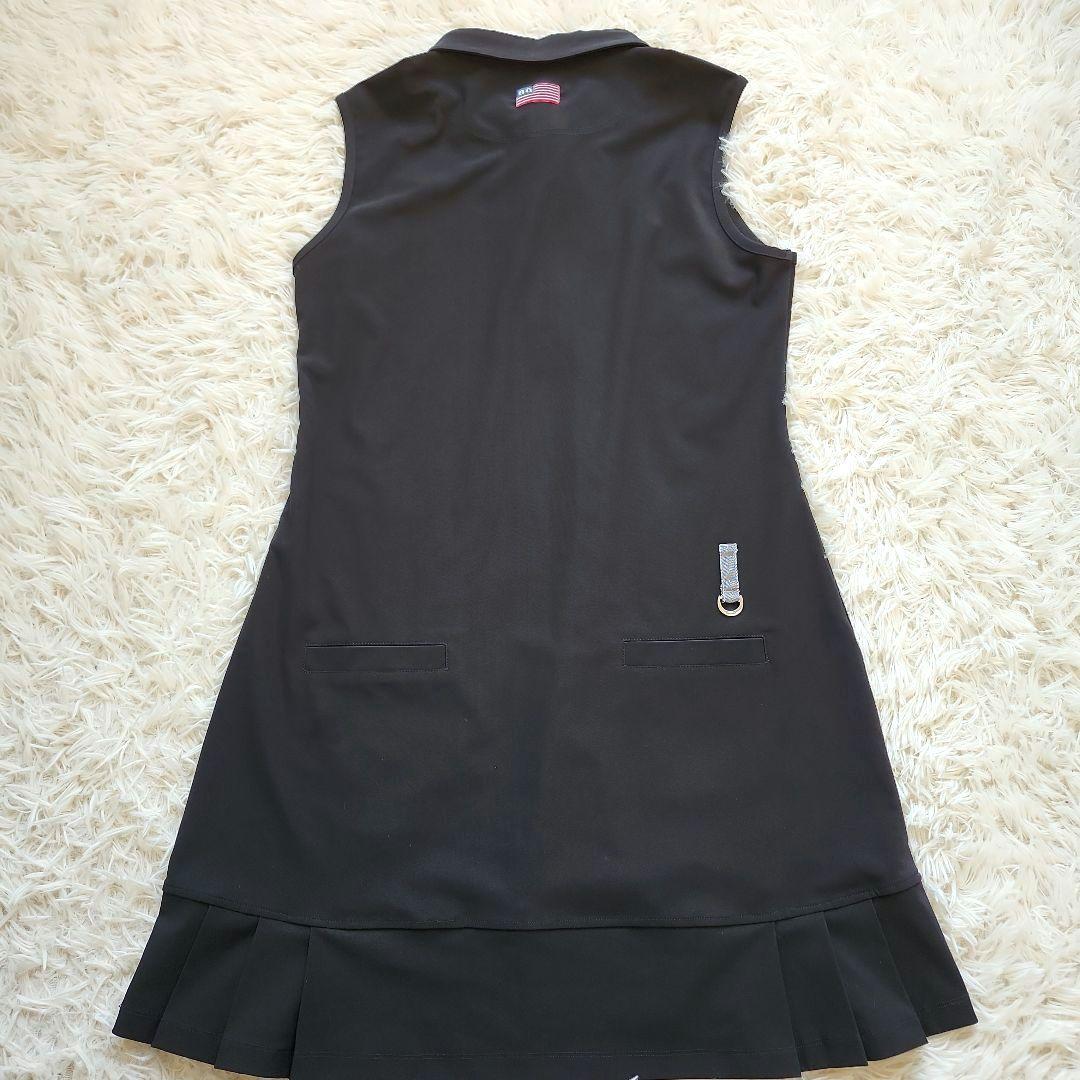 【極美品】BRIEFING GOLF　 ポロワンピース　ノースリーブ L