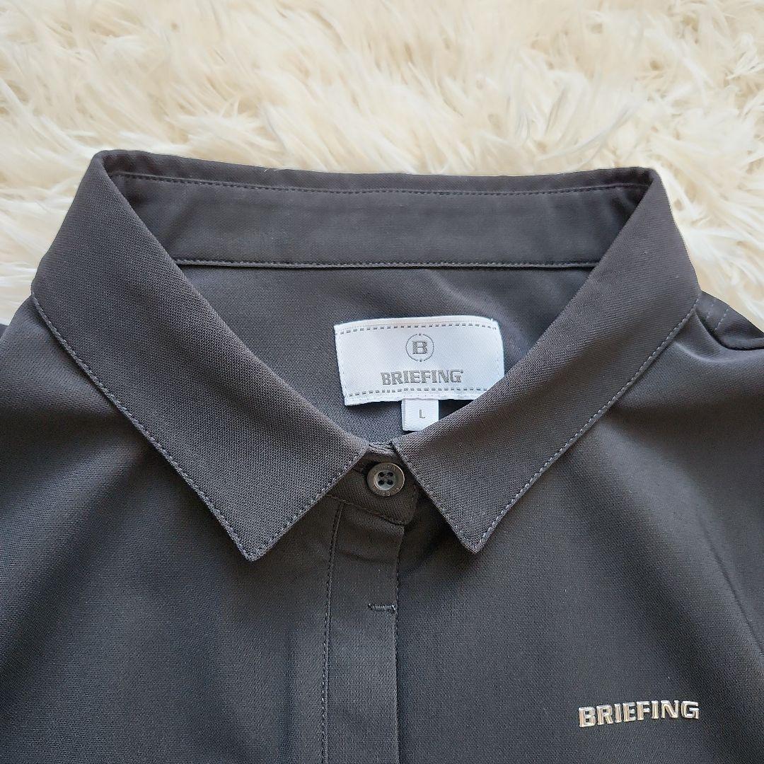 【極美品】BRIEFING GOLF　 ポロワンピース　ノースリーブ L