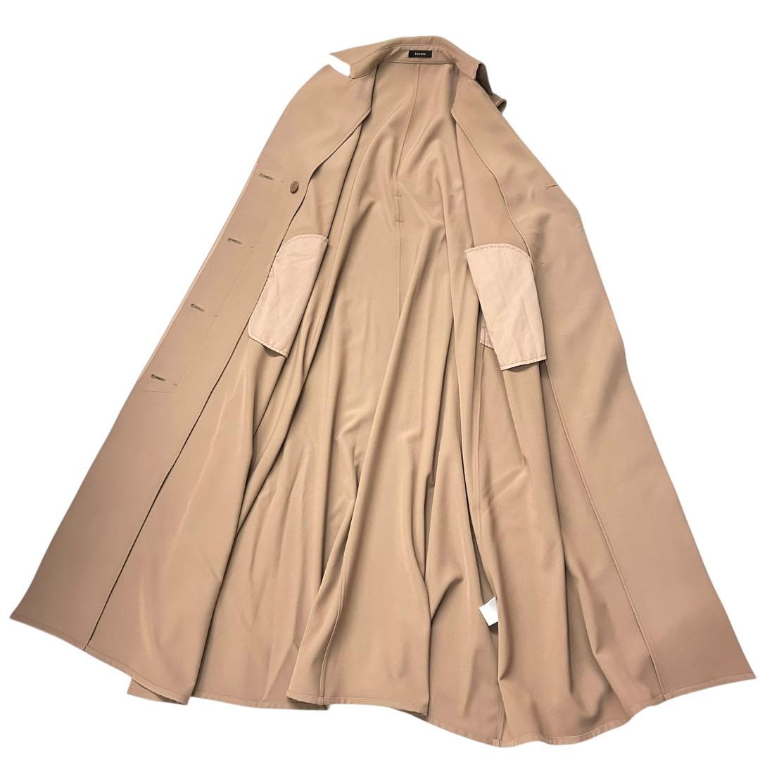 ✨新品タグ付✨anuans トレンチロングワンピース ベージュ 2way フリー