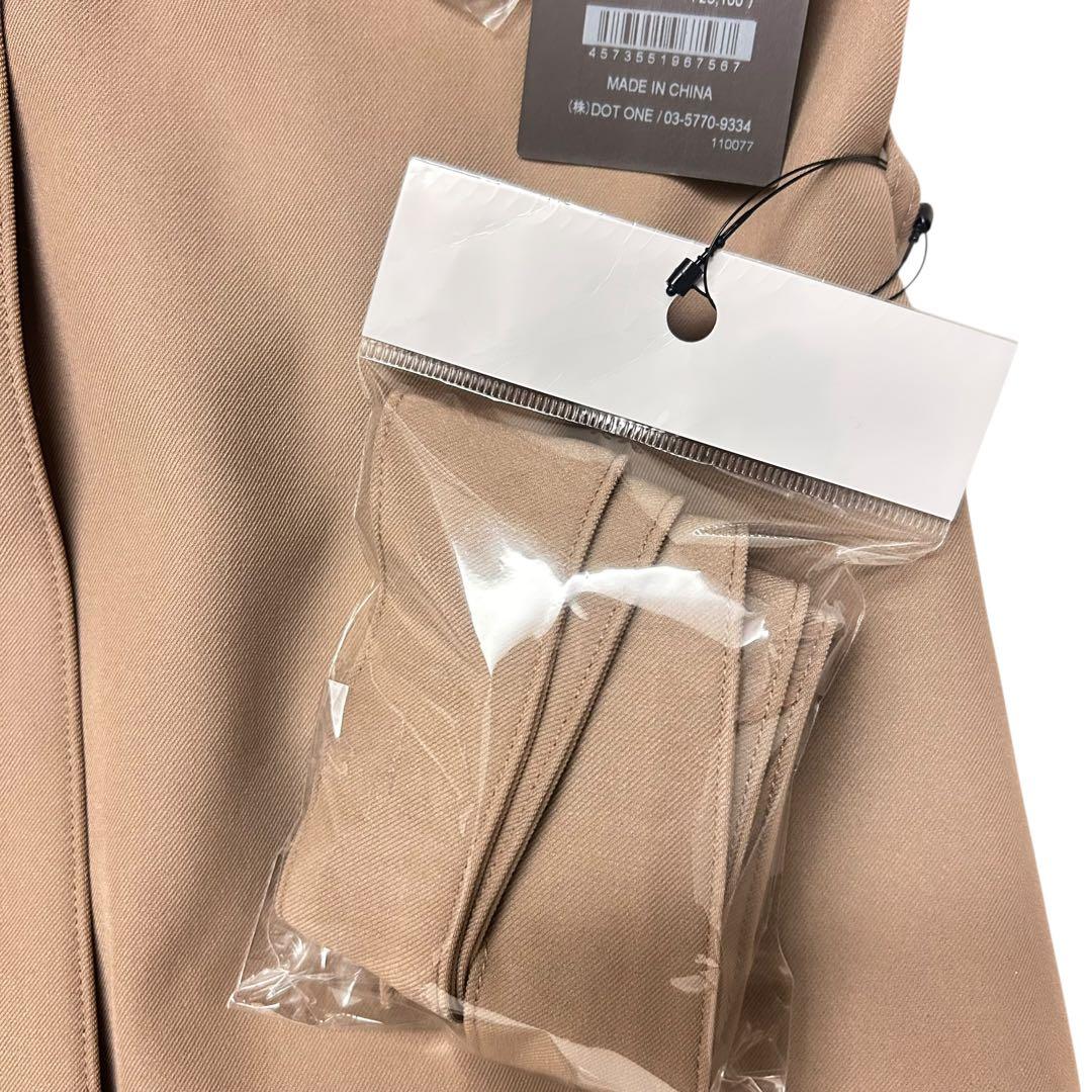 ✨新品タグ付✨anuans トレンチロングワンピース ベージュ 2way フリー
