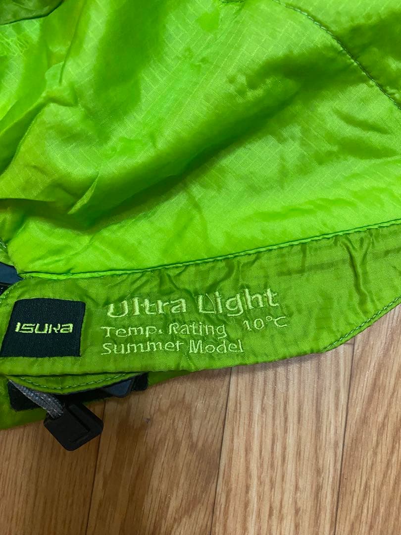 ISUka Ultra Light 夏用寝袋 10°C