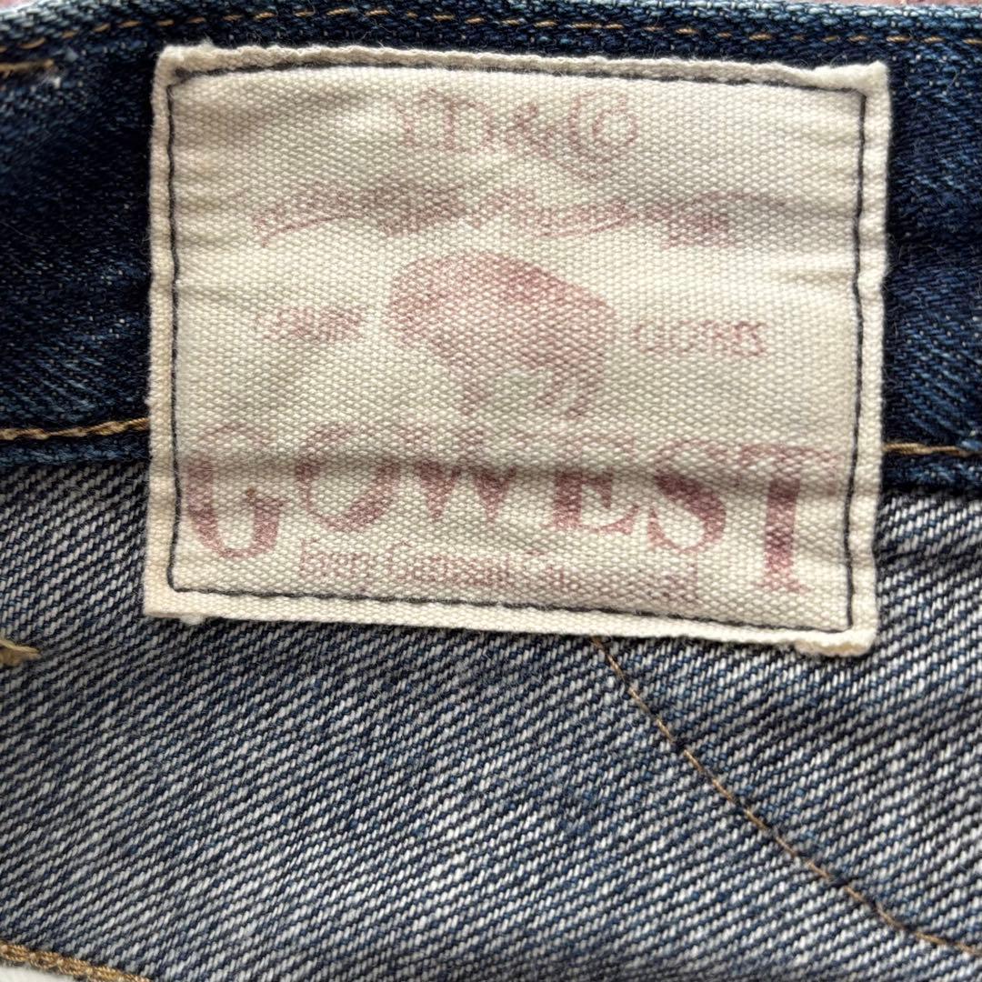 GOWEST / selvedge denim pants シンチバック