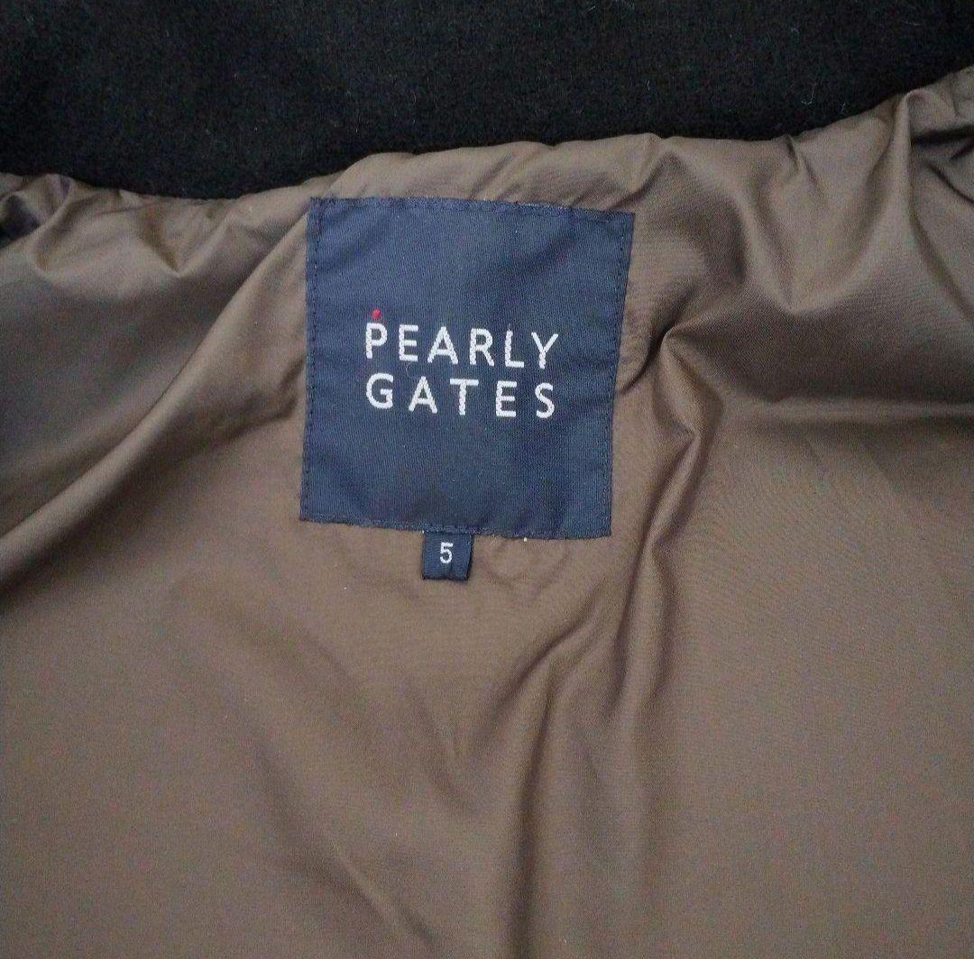 PEARLY GATES パーリーゲイツ ウールダウンジャケット メンズ5 黒