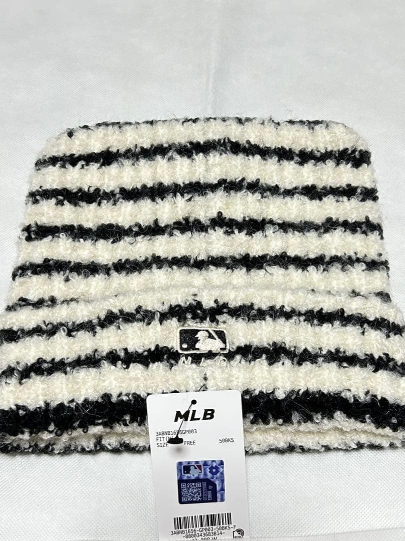 韓国限定 MLB カリナ 猫耳 ミャオン ビーニー ニット帽 aespa【新品】