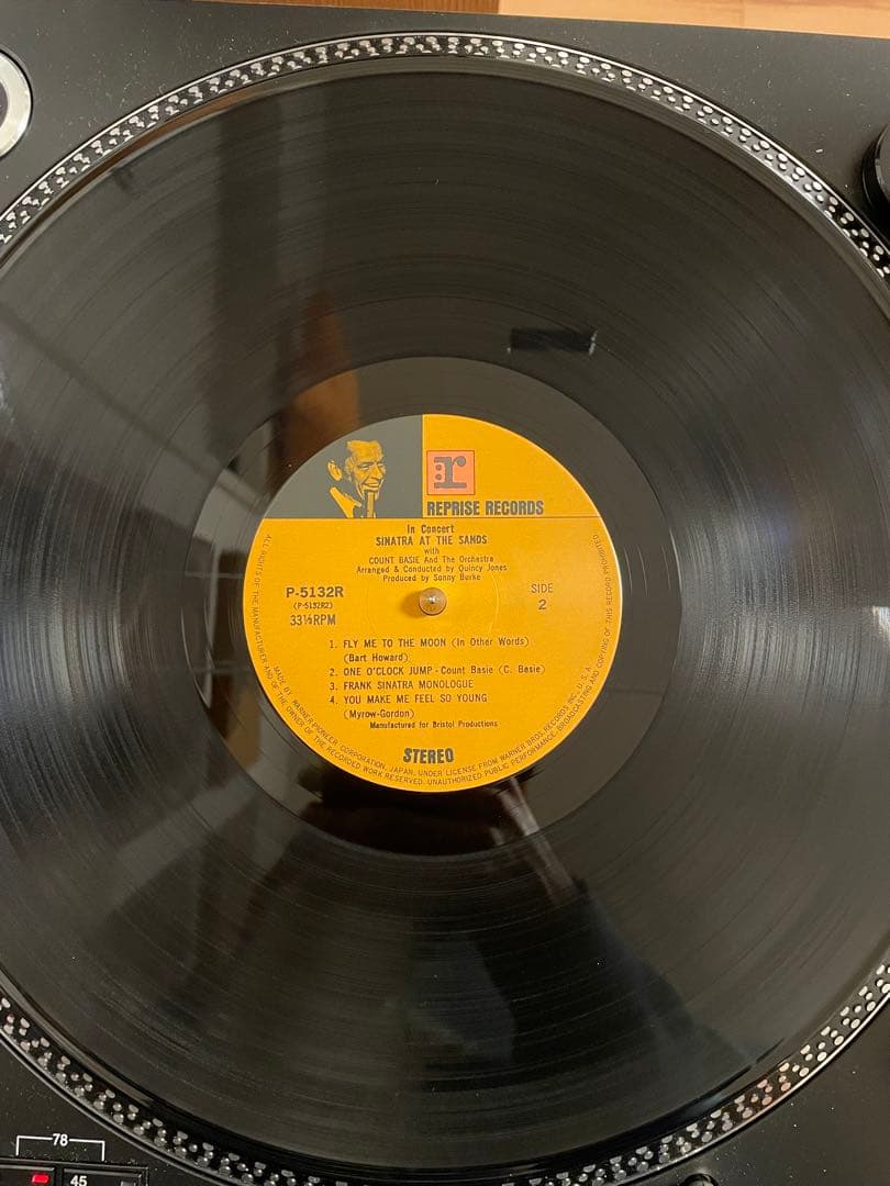 フランク・シナトラ 『Sinatra at the Sands』 レコード
