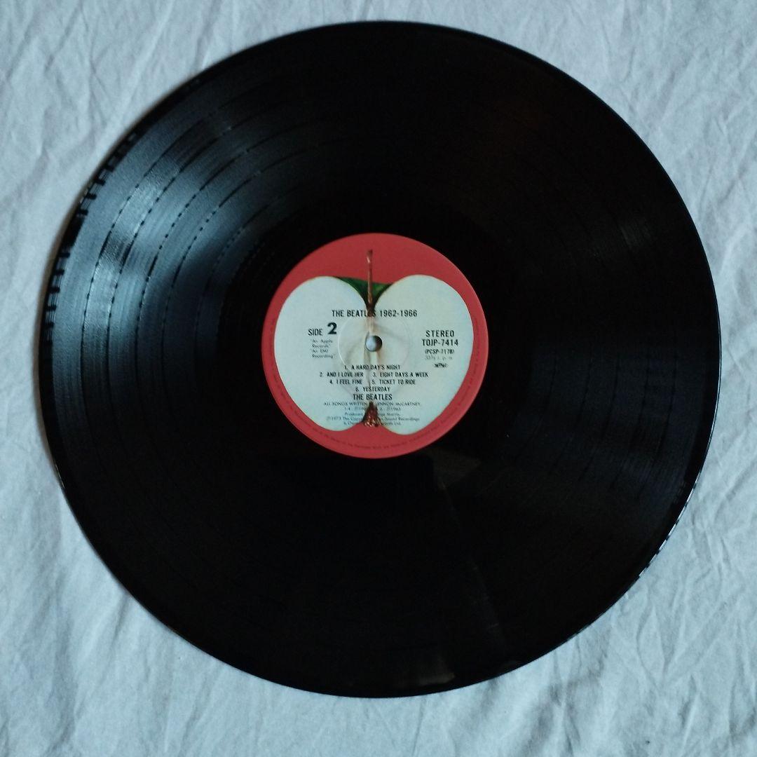 レコード　国内盤　オデオン　赤盤　LP　2枚組　ビートルズ　送料込み