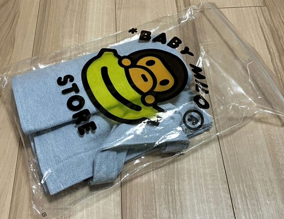 バッグ 25SS BAPE BABY MILO DENIM SMALL TOTE BAG