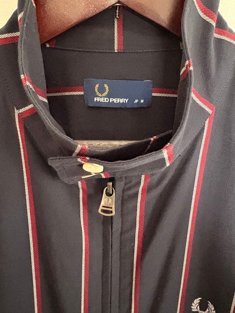 FRED PERRY フレッドペリー ハリントンJKT Ｍサイズ　春秋コーデ◎